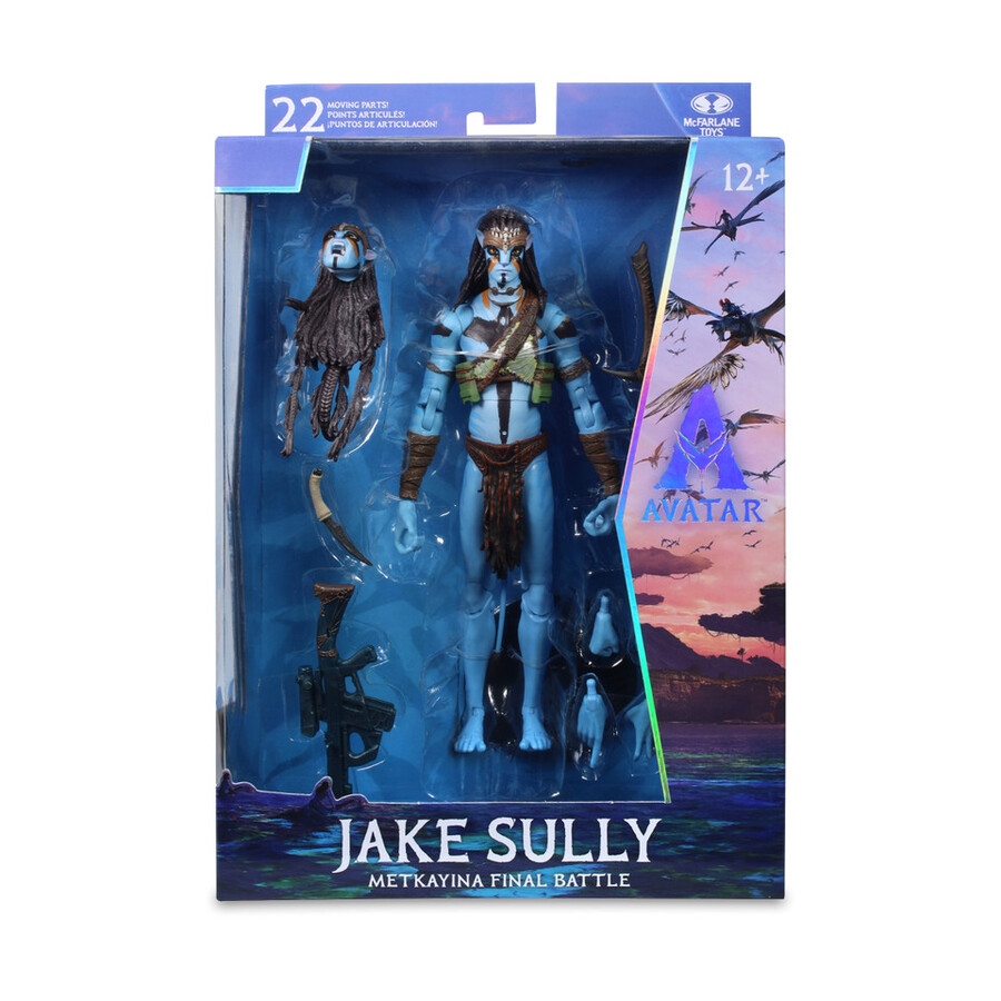 figura de jake sully en la batalla final de metkayina avatar fuego y ceniza de 7