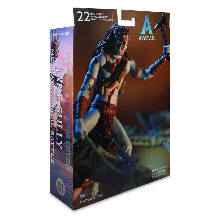 figura de jake sully en la batalla final de metkayina avatar fuego y ceniza de 7