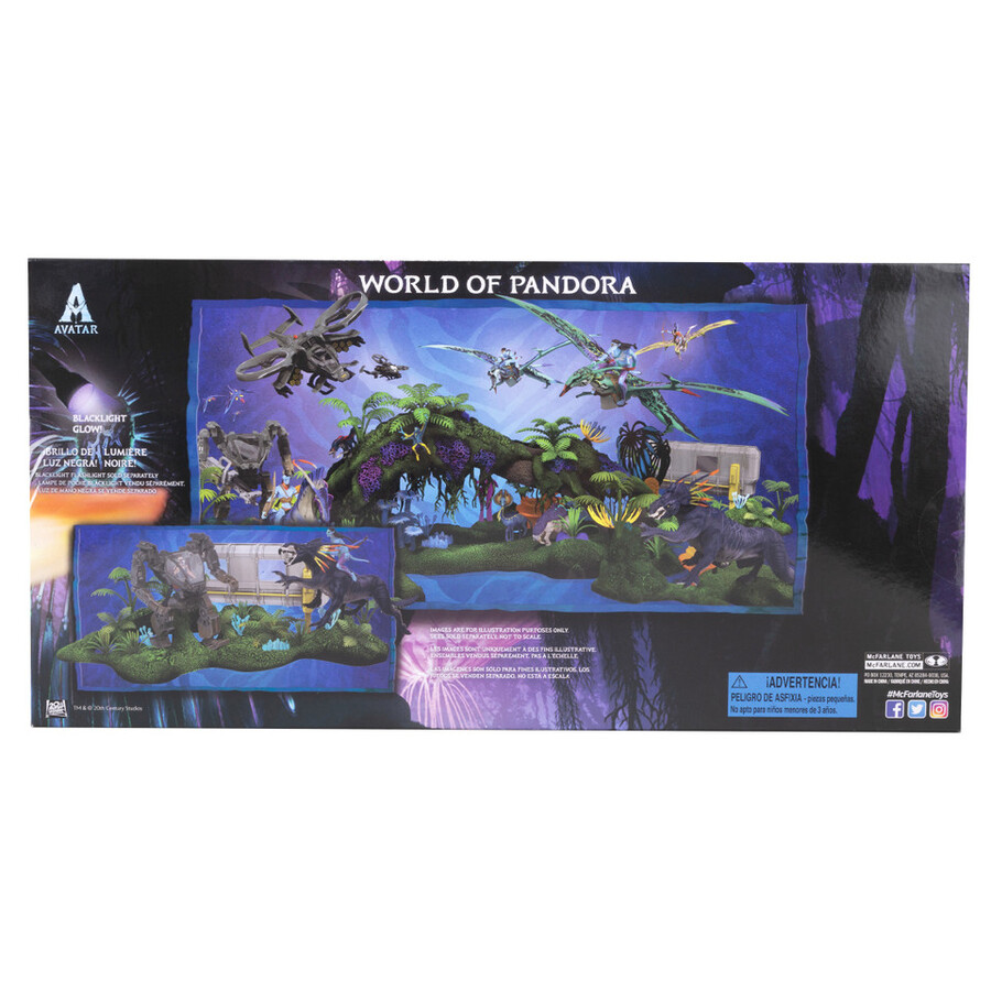 batalla en el sitio de la cabaña avatar el camino del agua caja de world of pandora