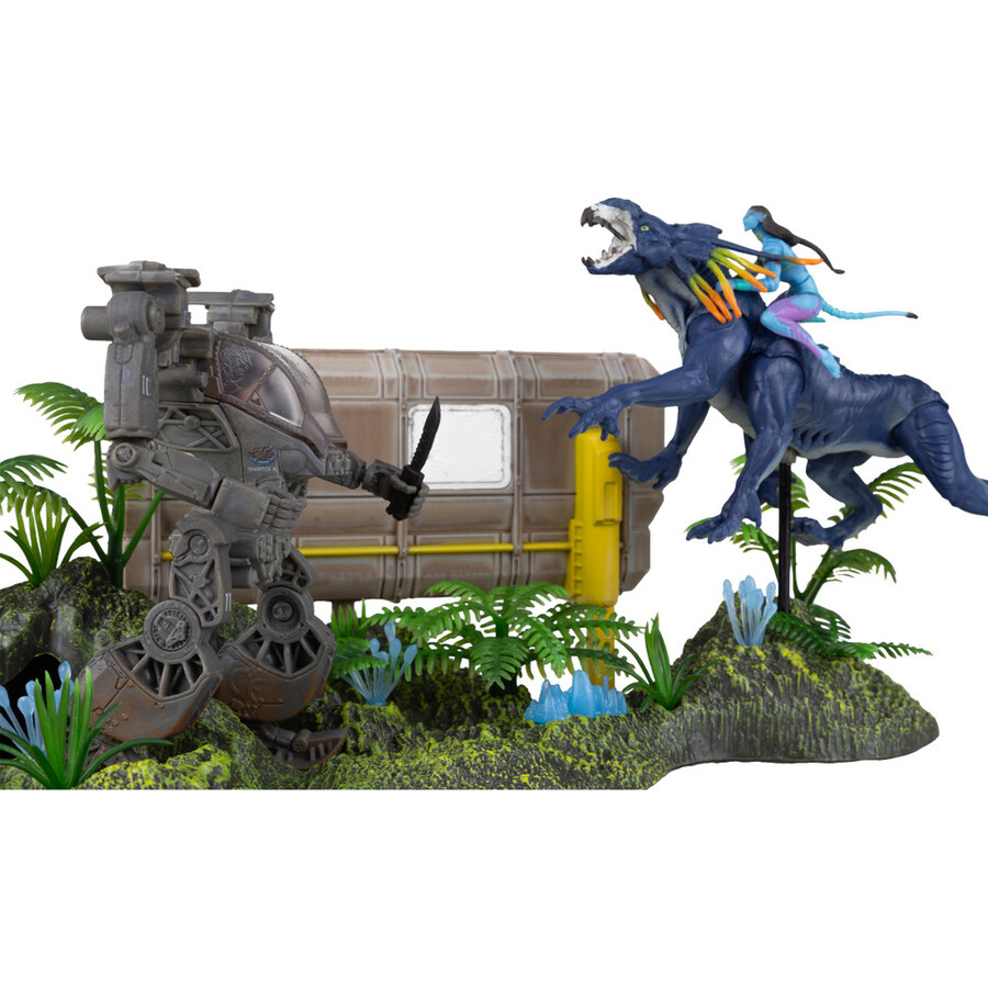 batalla en el sitio de la cabaña avatar el camino del agua caja de world of pandora