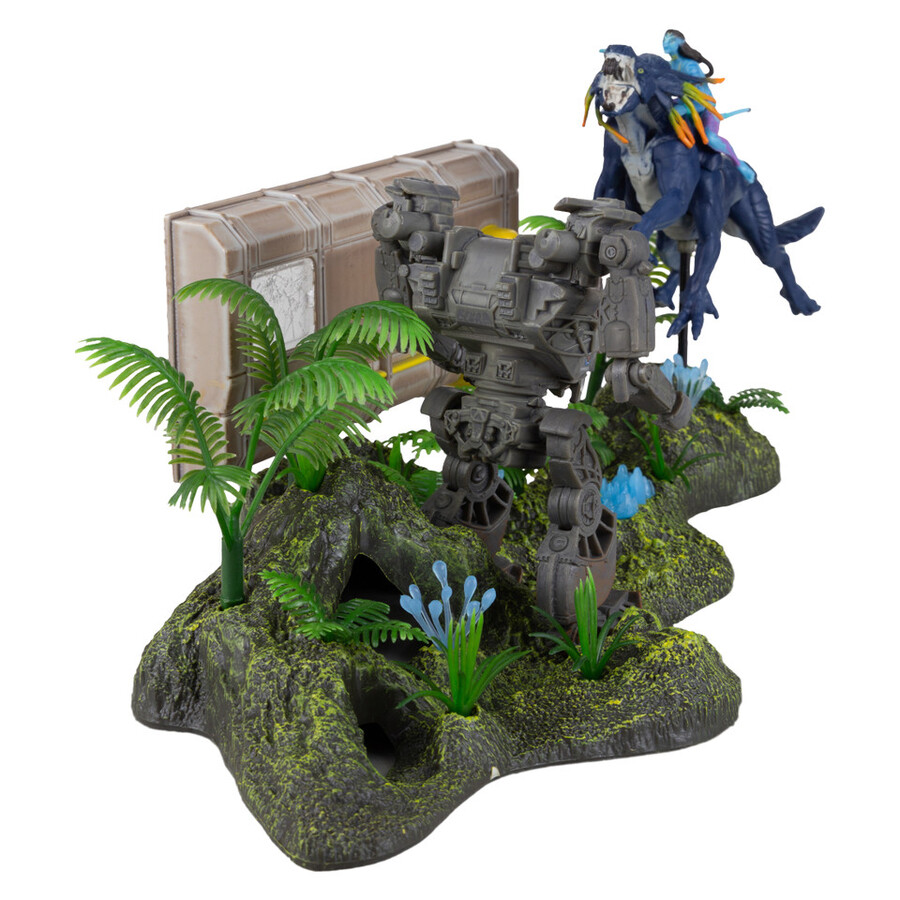 batalla en el sitio de la cabaña avatar el camino del agua caja de world of pandora