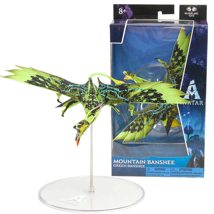 figura de banshee de la montaña - banshee verde película avatar de world of pandora