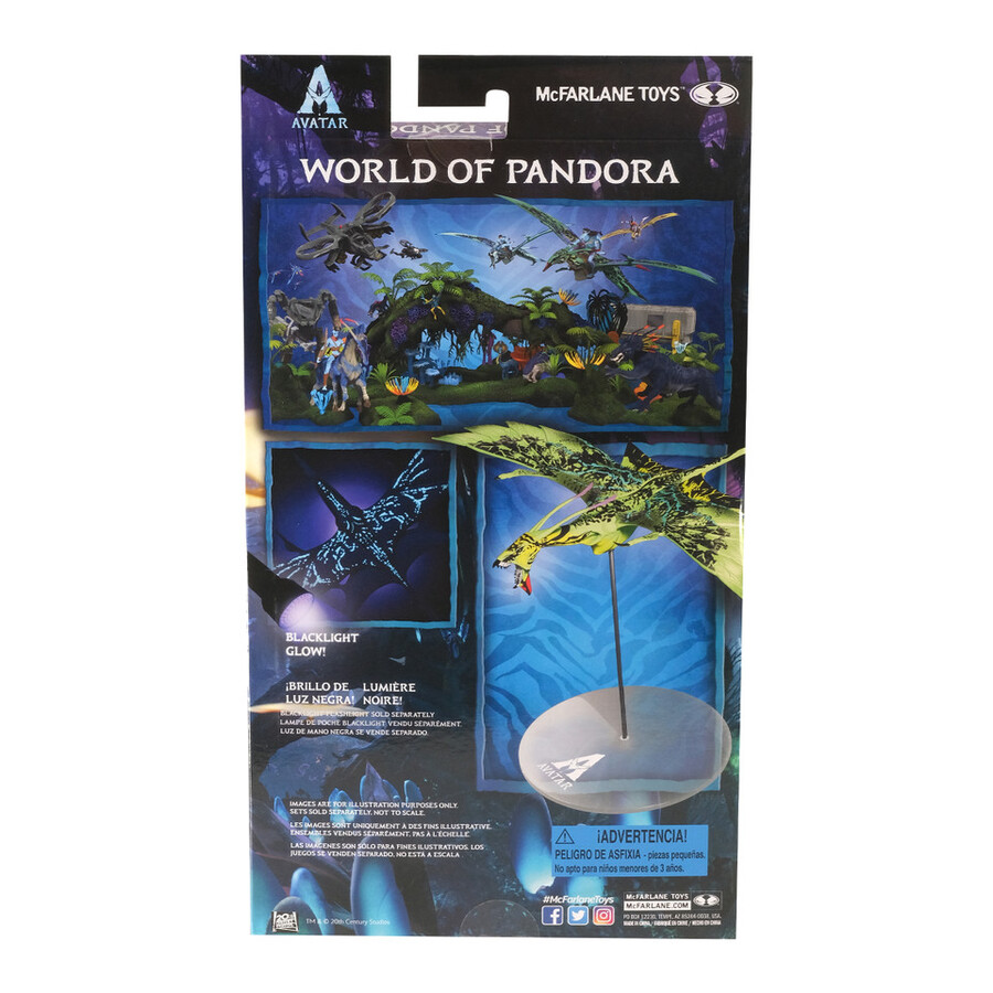 figura de banshee de la montaña - banshee verde película avatar de world of pandora