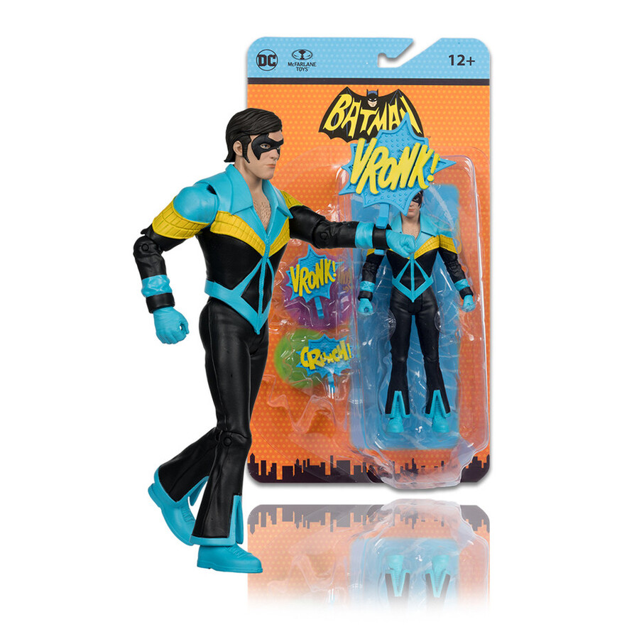 figura de nightwing dc retro batman 66 comic de 6