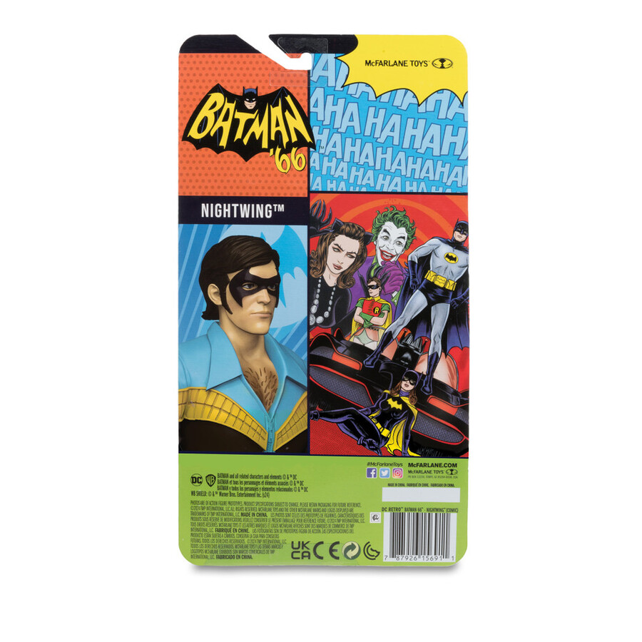 figura de nightwing dc retro batman 66 comic de 6