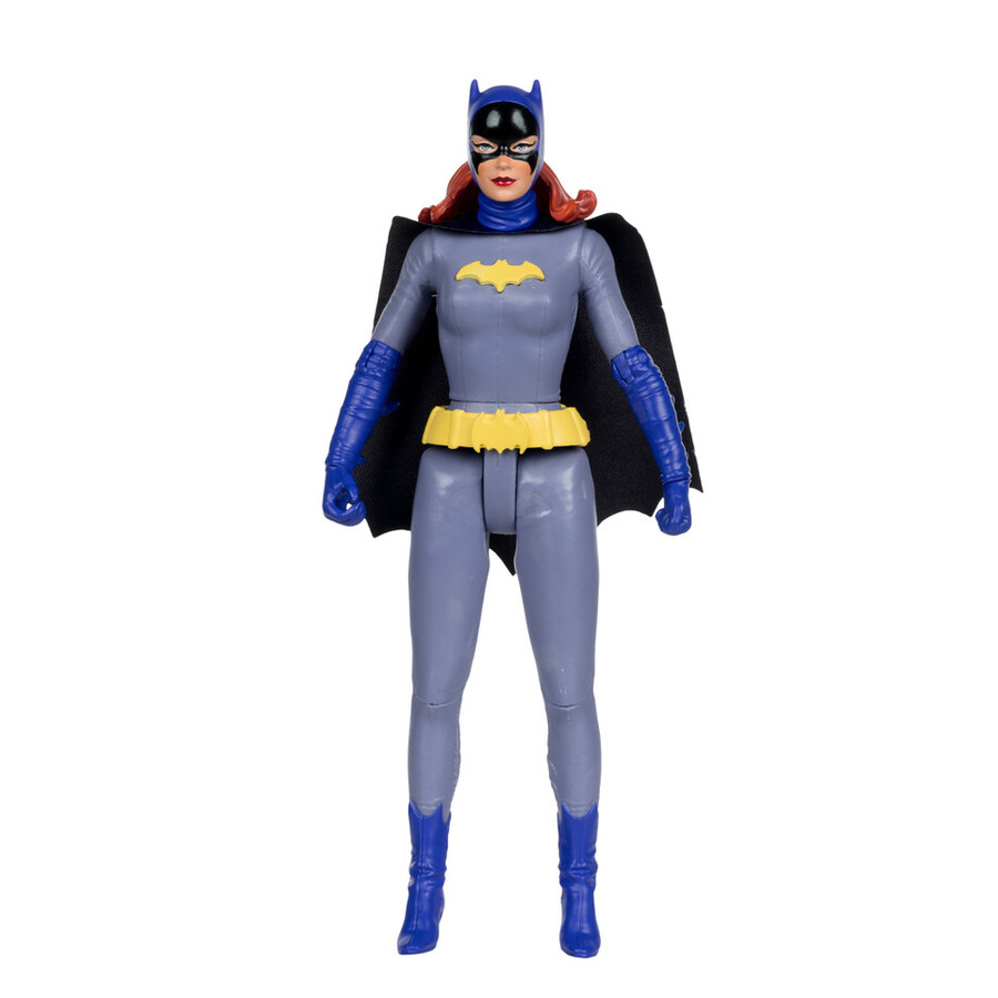 figura de batgirl de color negro y gris dc retro batman 66 comic de 6