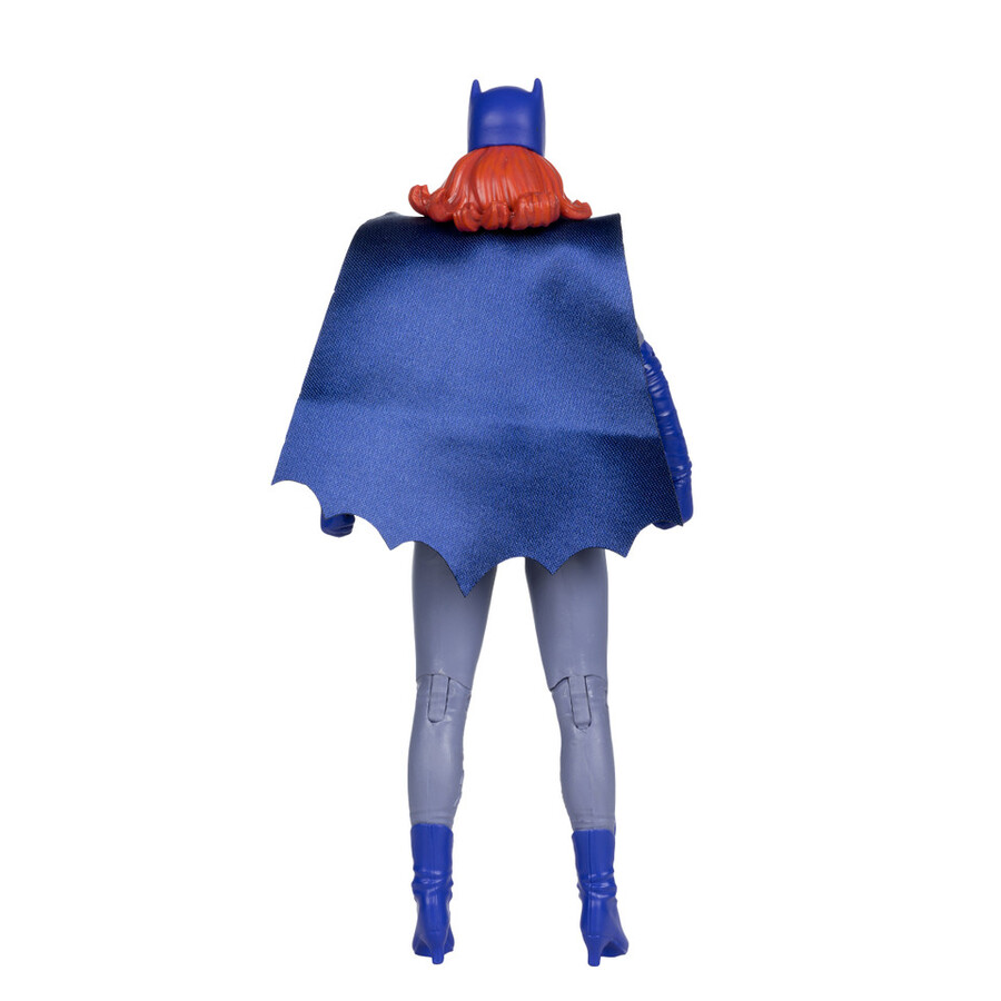 figura de batgirl de color negro y gris dc retro batman 66 comic de 6