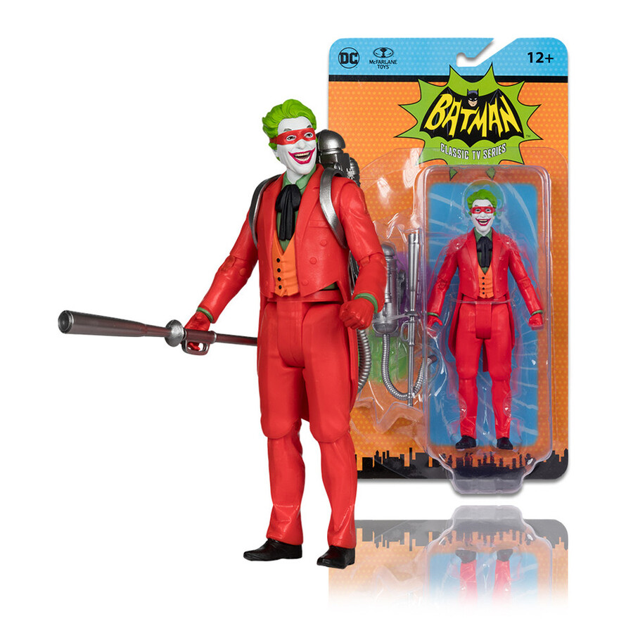 figura de 6 del joker enmascarado dc retro batman 66