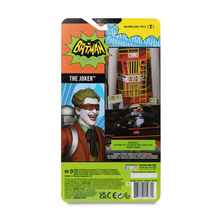 figura de 6 del joker enmascarado dc retro batman 66
