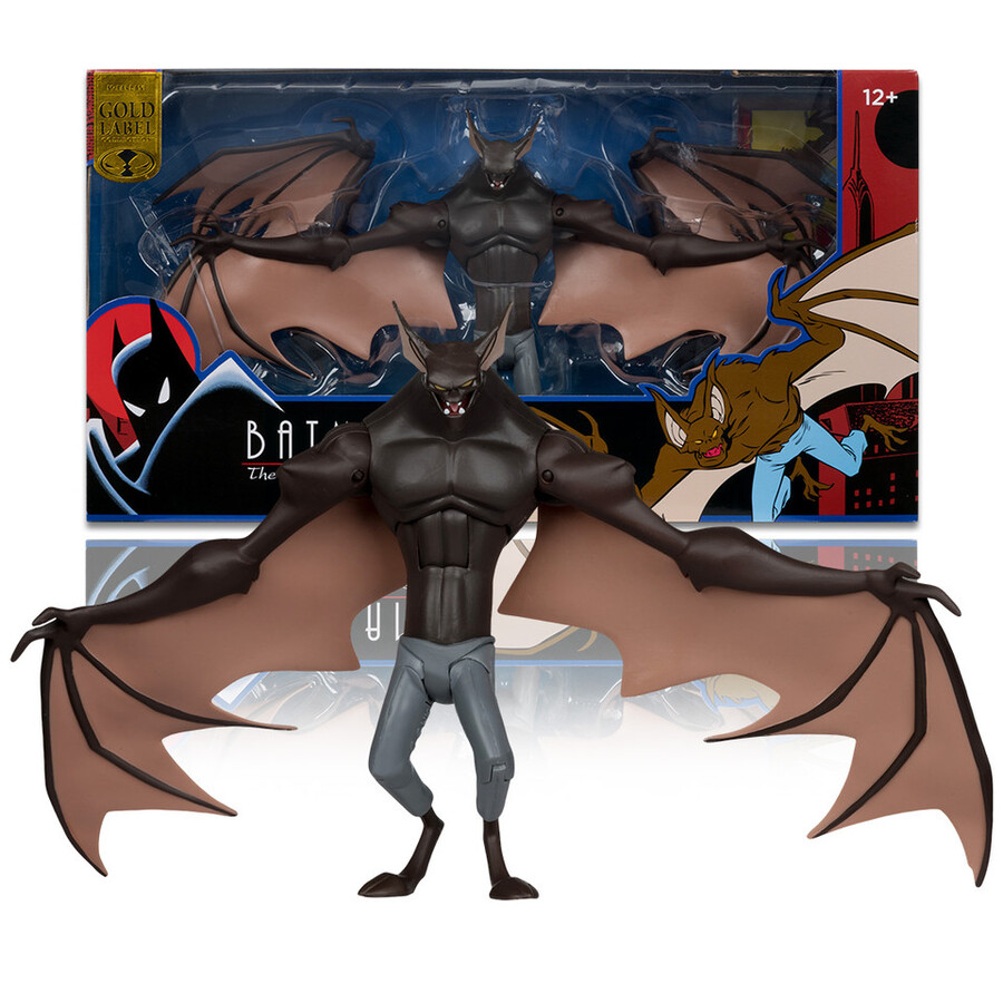 figura de 6 de man-bat batman las aventuras de la serie animada gold label
