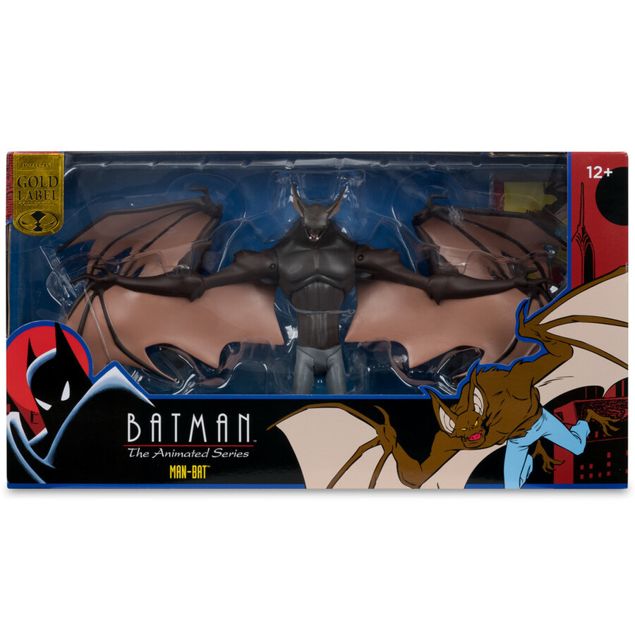 figura de 6 de man-bat batman las aventuras de la serie animada gold label