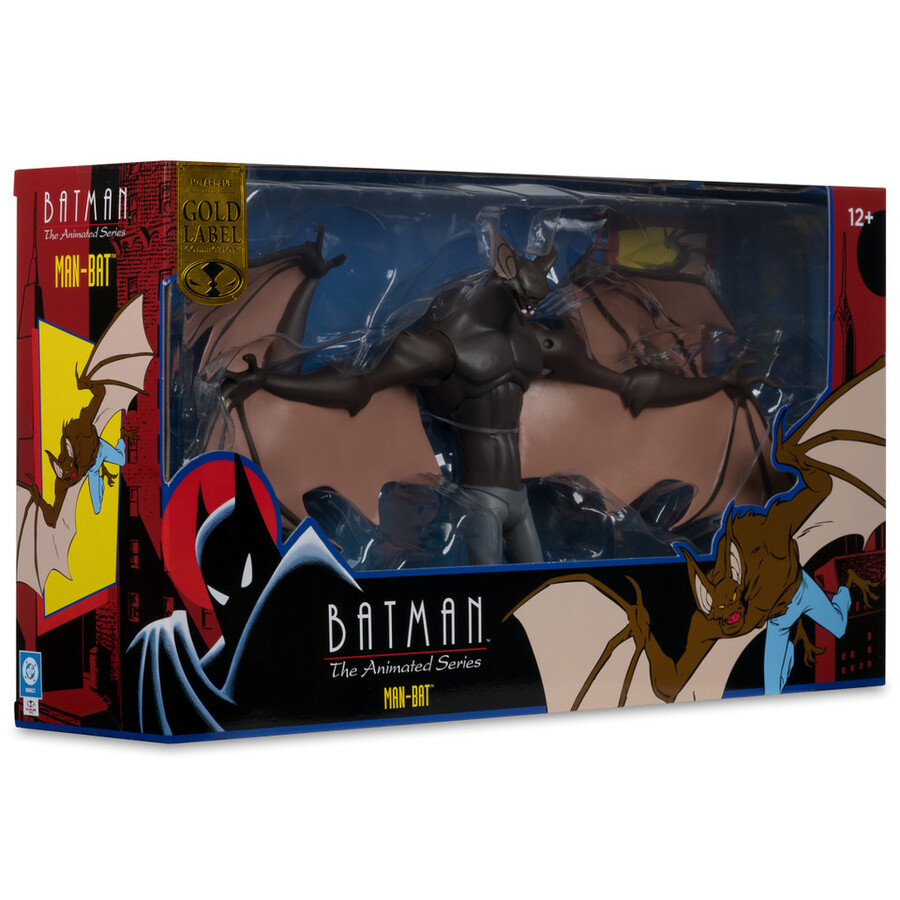 figura de 6 de man-bat batman las aventuras de la serie animada gold label