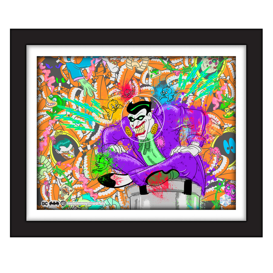 conjunto de 6 ilustraciones de batman animation cel art