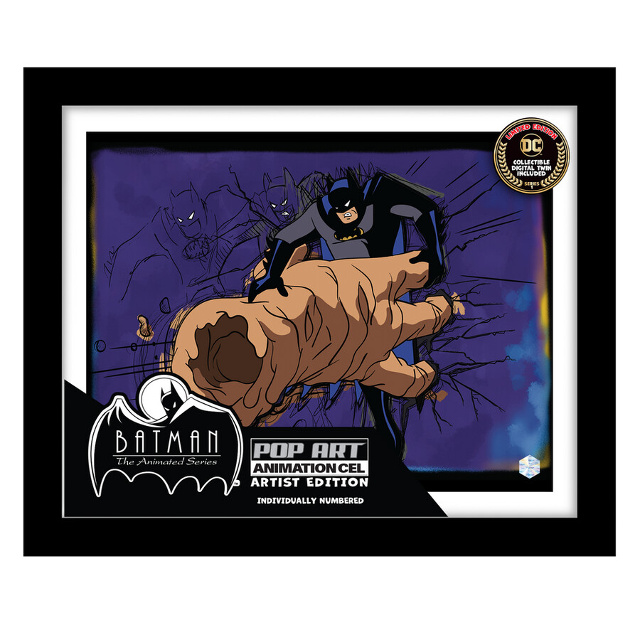 conjunto de 6 ilustraciones de batman animation cel art