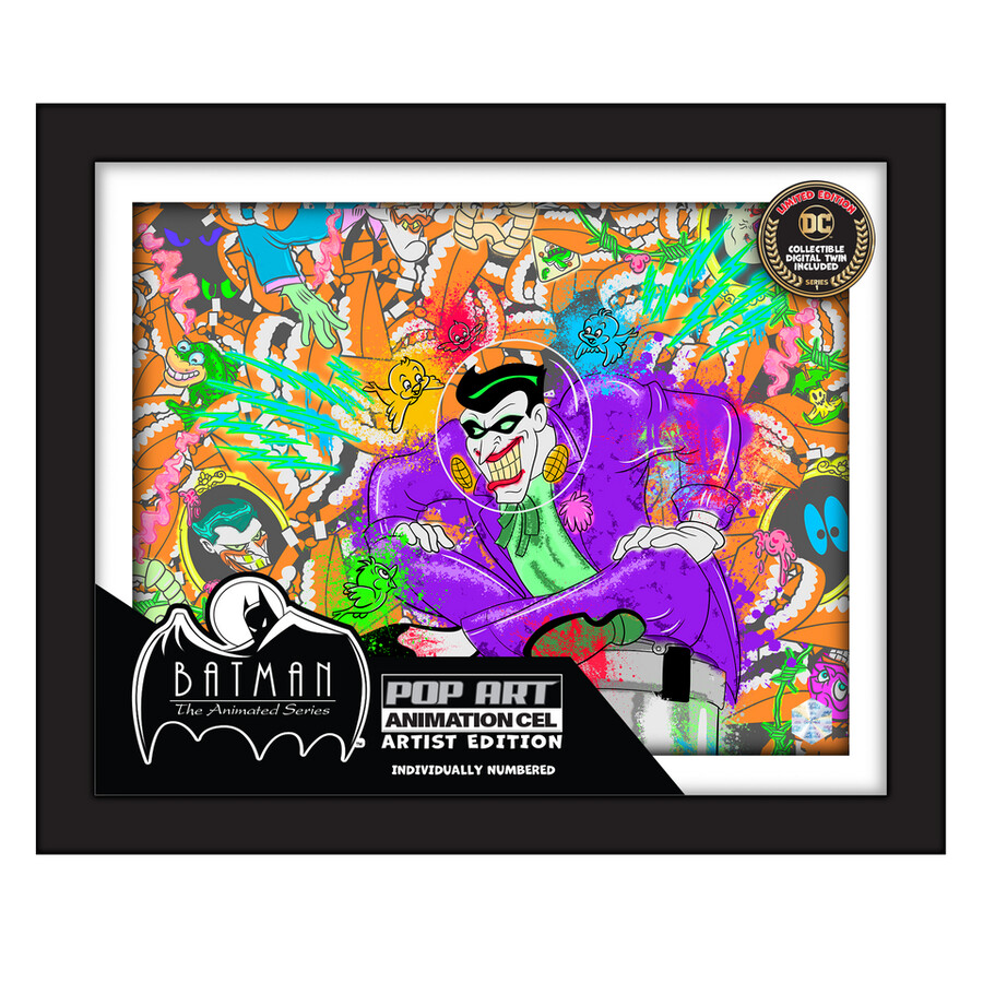 conjunto de 6 ilustraciones de batman animation cel art