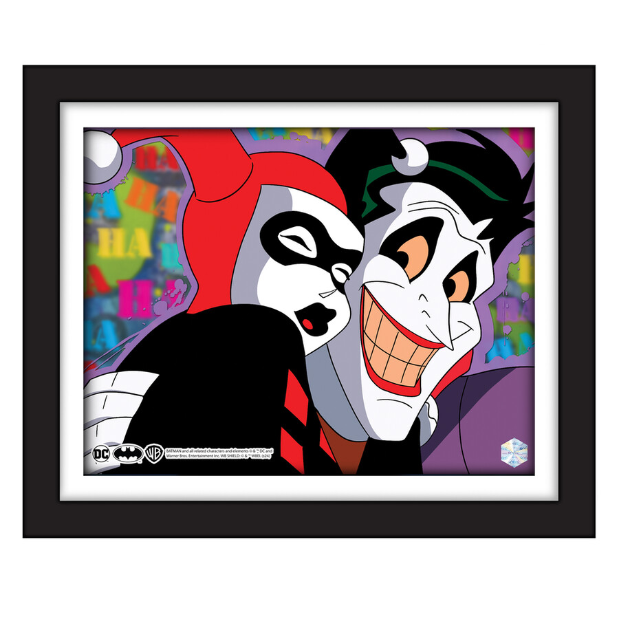 conjunto de 6 ilustraciones de batman animation cel art