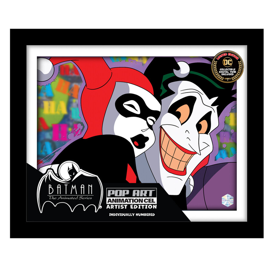 conjunto de 6 ilustraciones de batman animation cel art