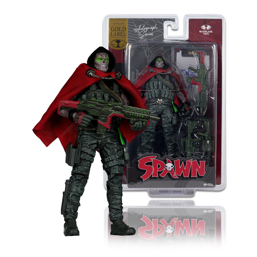 figura gold label de 7 de burned spawn call of duty autograph series