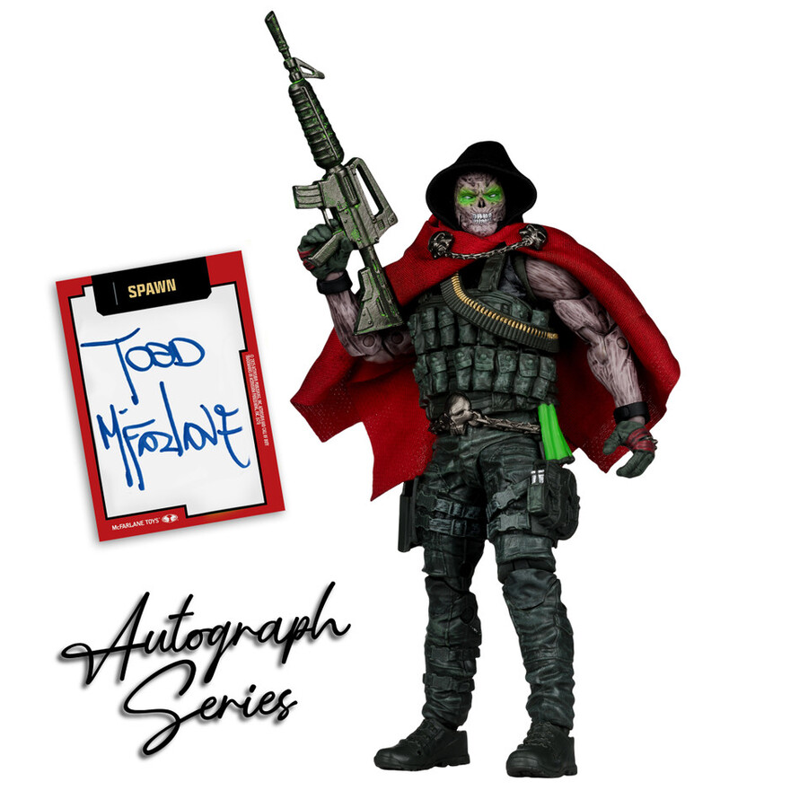 figura gold label de 7 de burned spawn call of duty autograph series