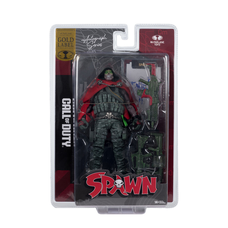 figura gold label de 7 de burned spawn call of duty autograph series