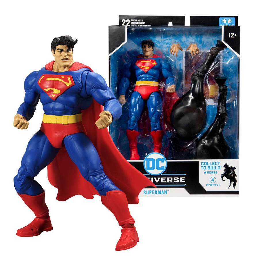 superman batman el regreso del caballero oscuro figura para armar de 7 de dc