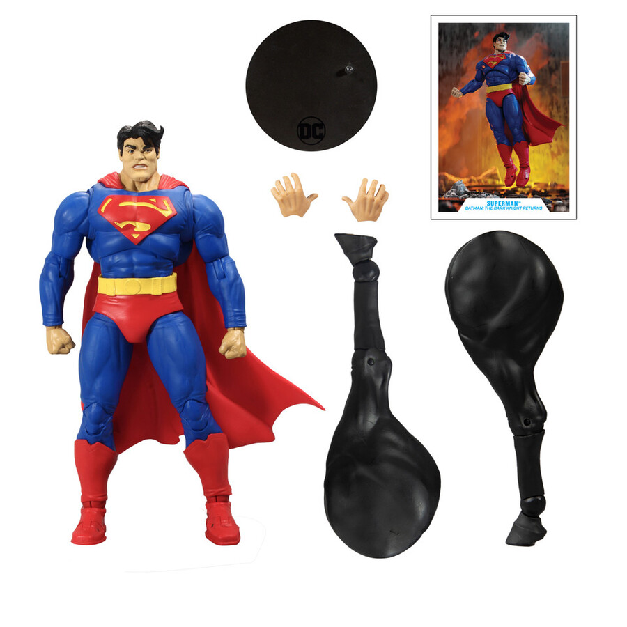 superman batman el regreso del caballero oscuro figura para armar de 7 de dc