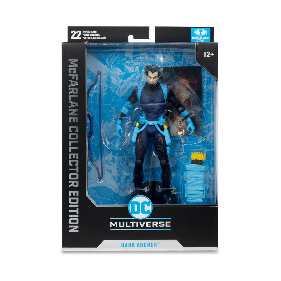 paquete de edición de coleccionista de mcfarlane de dark archer flecha verdedarkstars darkstars rising 2 figuras de 7