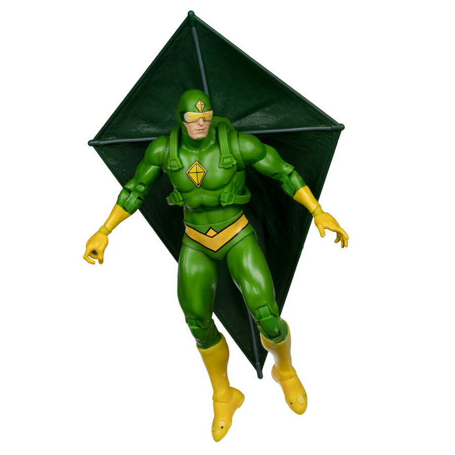 figura de mcfarlane edición coleccionista gold label de 7 de kite-man batman rogues