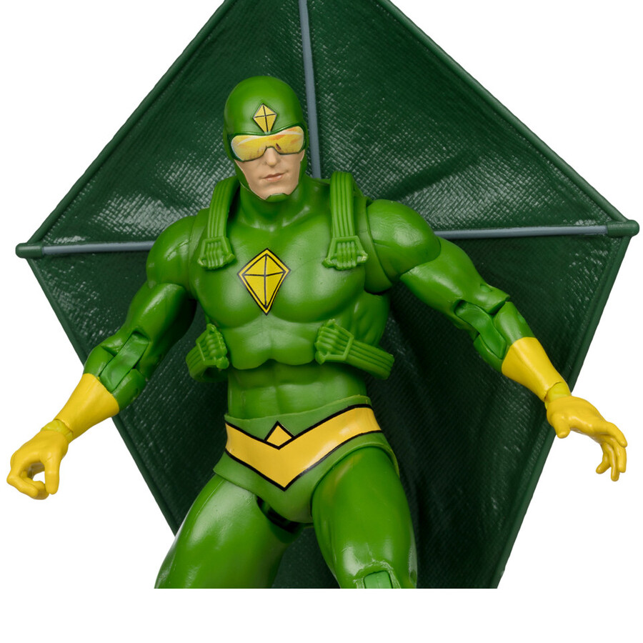 figura de mcfarlane edición coleccionista gold label de 7 de kite-man batman rogues