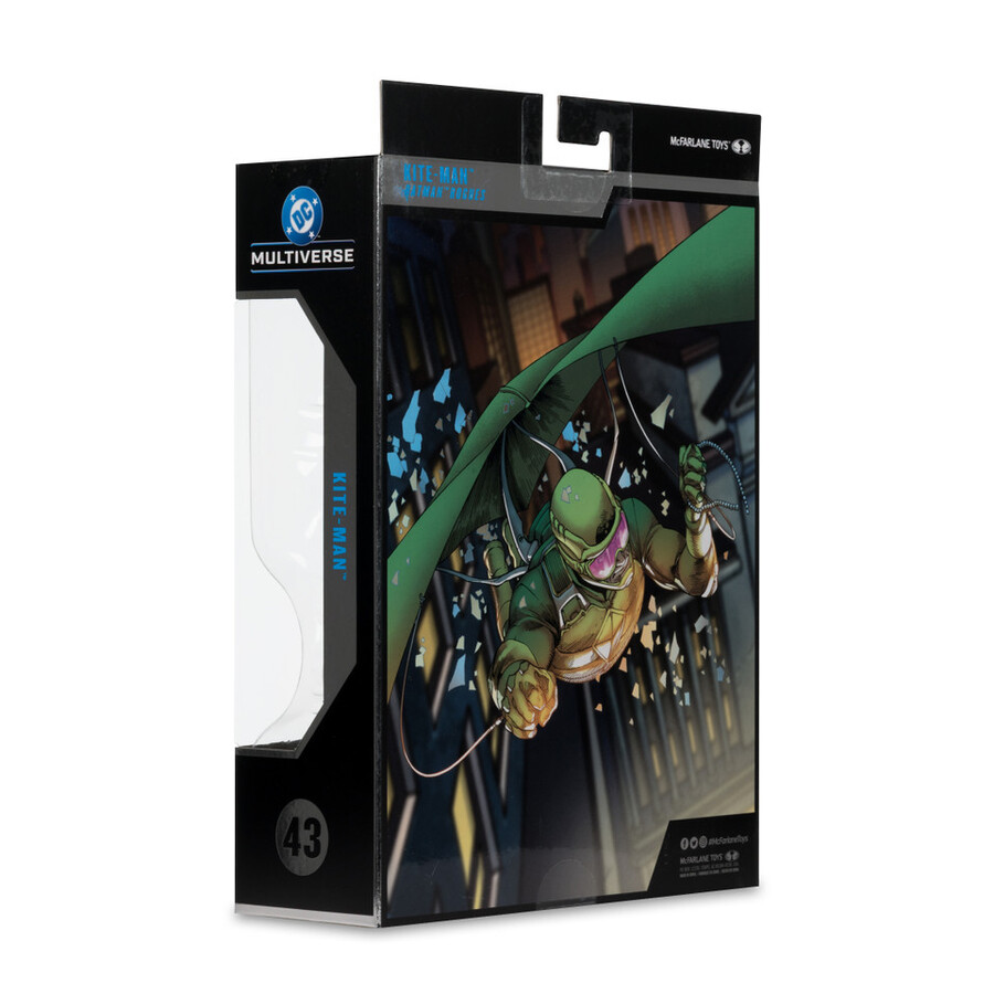 figura de mcfarlane edición coleccionista gold label de 7 de kite-man batman rogues