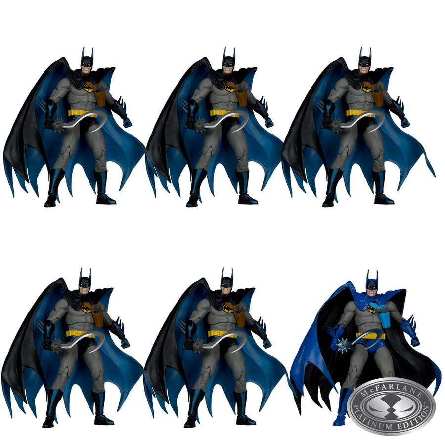 batman batman año dos edición coleccionista mcfarlane estuche sellado de fábrica 6 con chase