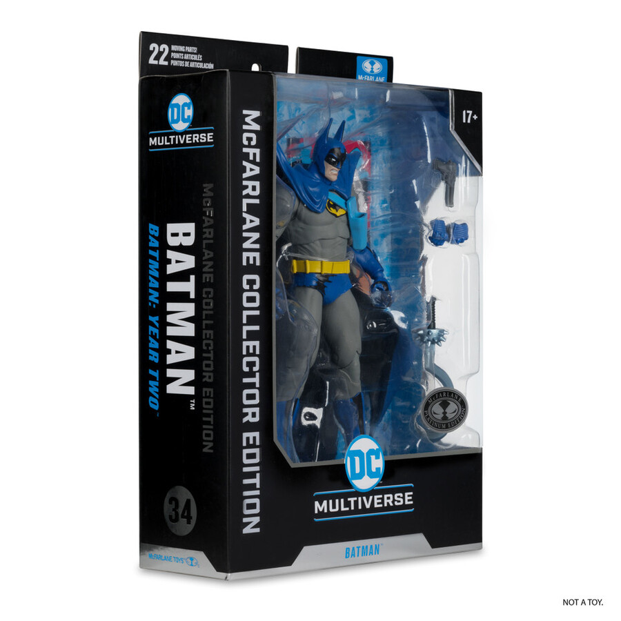 batman batman año dos edición coleccionista mcfarlane estuche sellado de fábrica 6 con chase