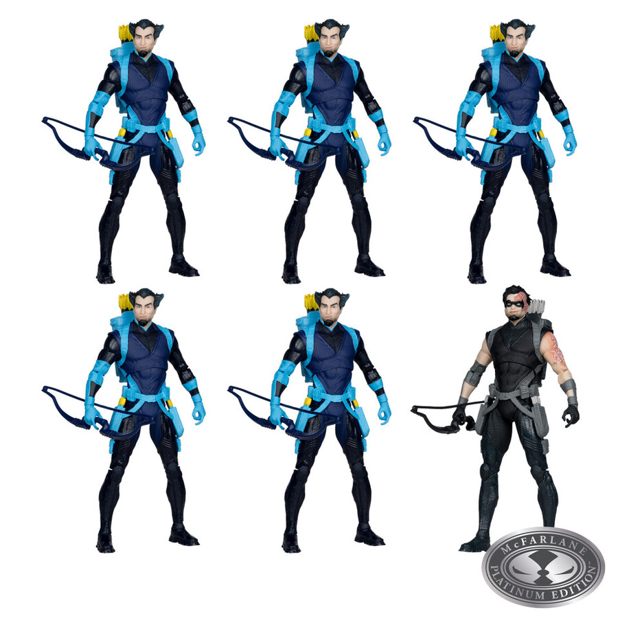 edición de coleccionista de dark archer flecha verde mcfarlane caja sellada de fábrica 6 con chase