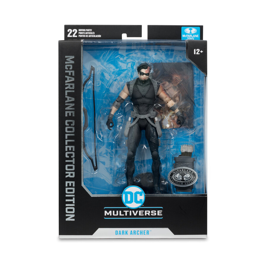 edición de coleccionista de dark archer flecha verde mcfarlane caja sellada de fábrica 6 con chase