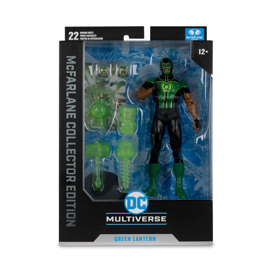 linterna verde simon baz grid forever evil mister terrific jsa y superman superman película de 1978. edición de coleccionista de mcfarlane 4 figuras de 7.