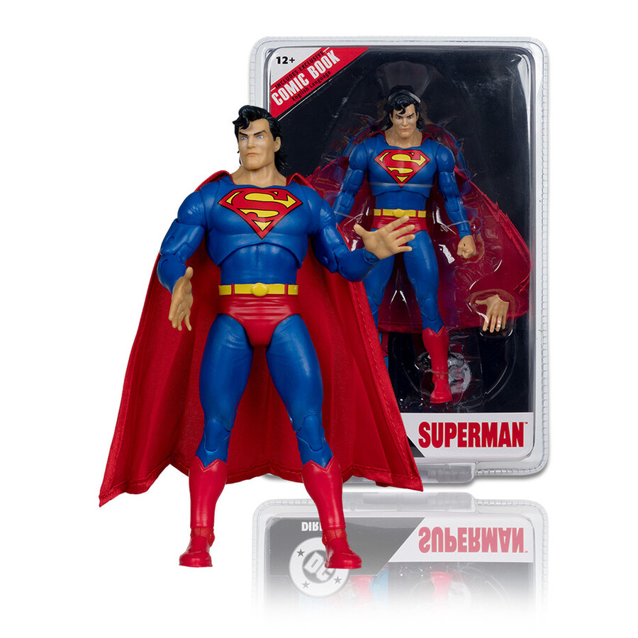 paquete de perforadoras de páginas de superman hora ceroel guasón crisis en tierras infinitas con cómics 2 figuras de 7