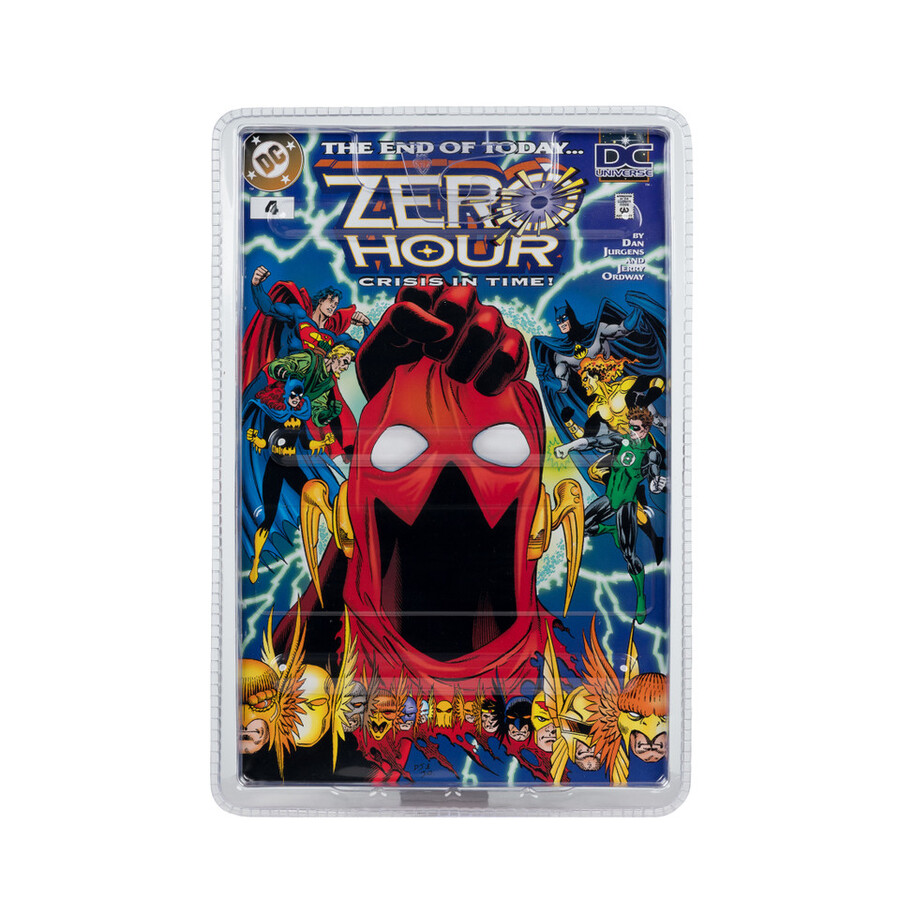 paquete de perforadoras de páginas de superman hora ceroel guasón crisis en tierras infinitas con cómics 2 figuras de 7