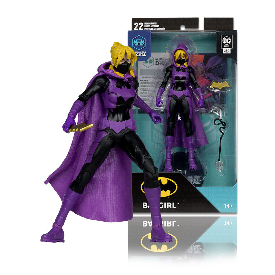 batgirl stephanie brownbatman tierra de nadiemonarca dc countdownnightwing jóvenes titanes paquete de 4 figuras de 7 con coleccionables digitales de mcfarlane toys