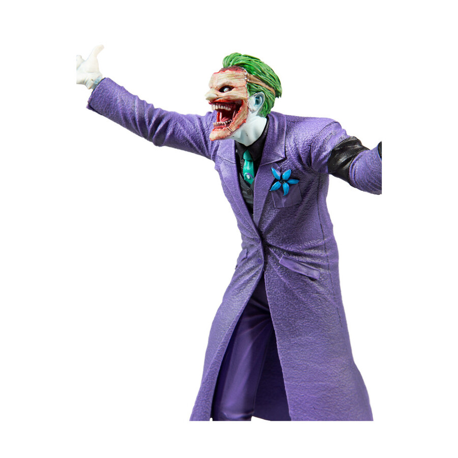 la locura púrpura del joker estatua de resina del joker de greg capullo a escala 110