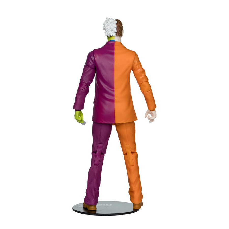 figura de dos caras dc la edad de plata de 7 con coleccionable digital de mcfarlane toys