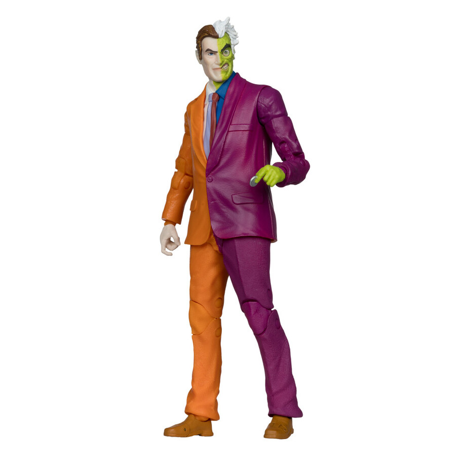 figura de dos caras dc la edad de plata de 7 con coleccionable digital de mcfarlane toys