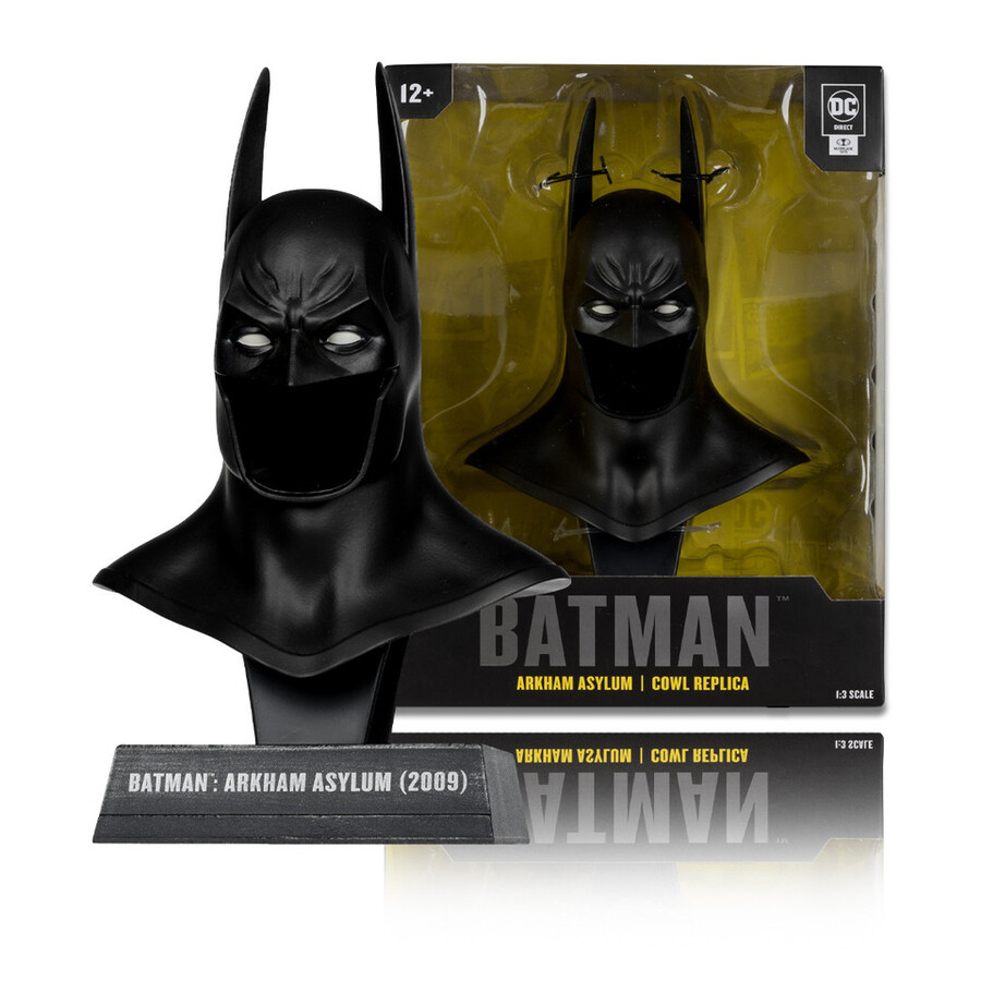 réplica de la capucha de batman arkham asylum a escala 13