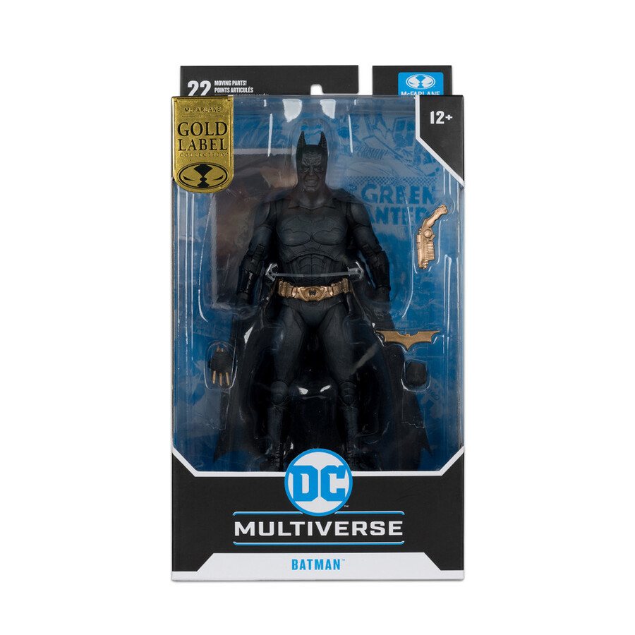 figura de batman batman begins gold label de 7