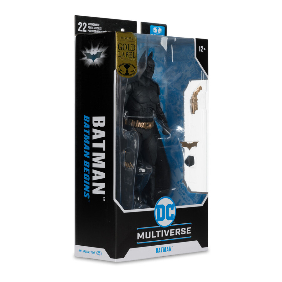 figura de batman batman begins gold label de 7