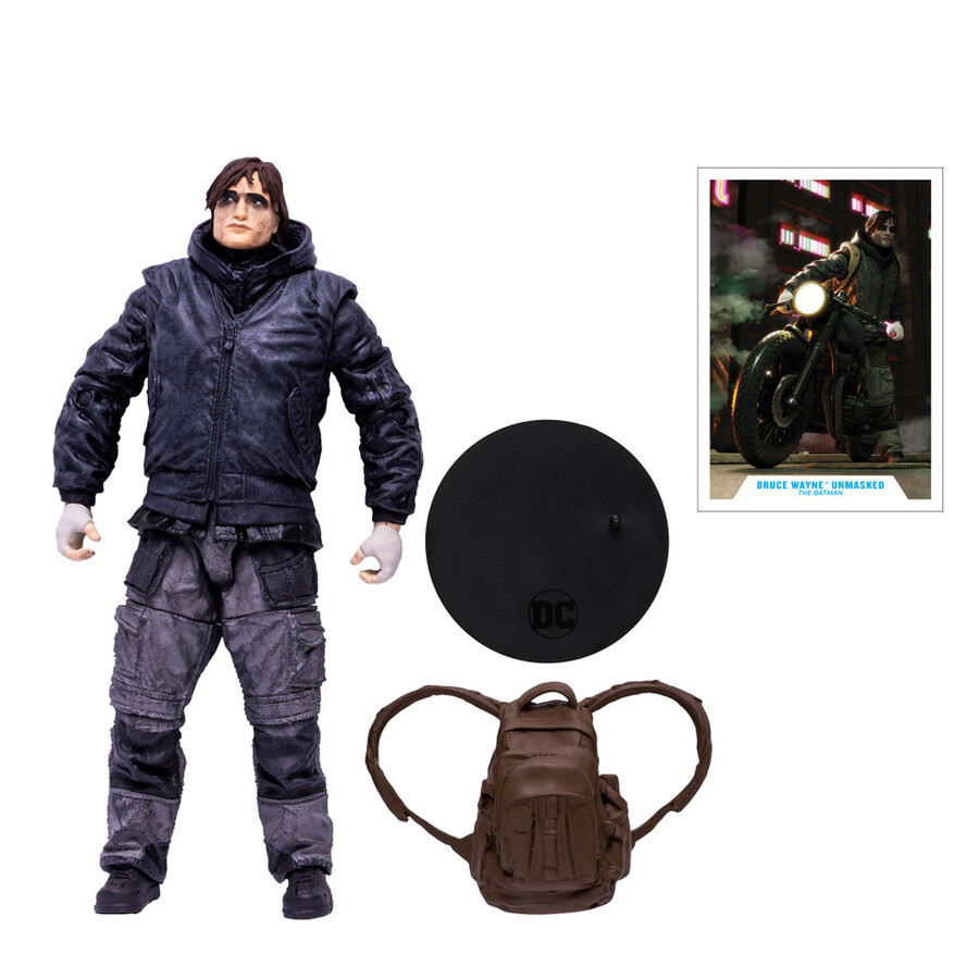 figura de bruce wayne drifter unmasked variant the batman de 7