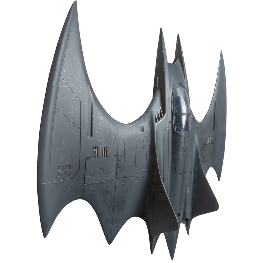 batwing la película flash vehículo gold label exclusivo de la tienda de juguetes mcfarlane