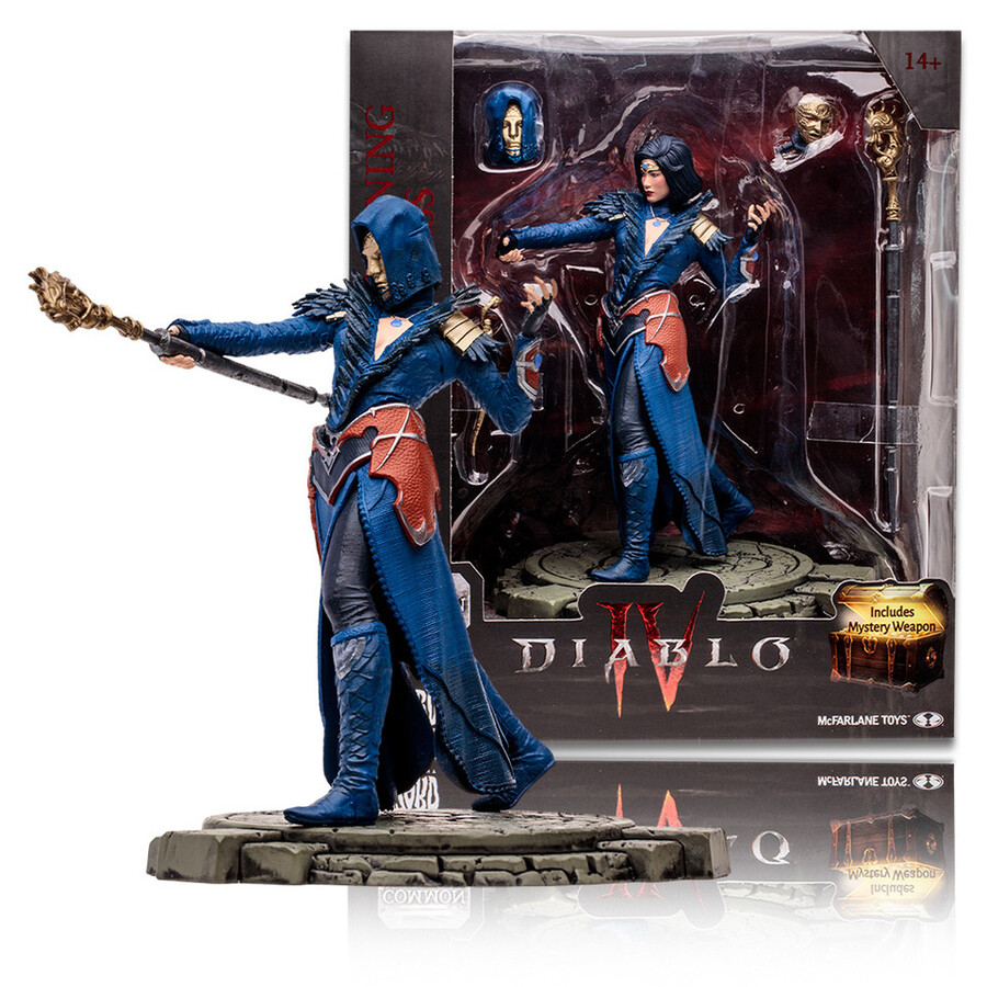 bárbaro golpe mortaldruida deslizamientohechicera relámpago hidranigromante espíritu Óseo lote común diablo iv 4 figuras a escala 112