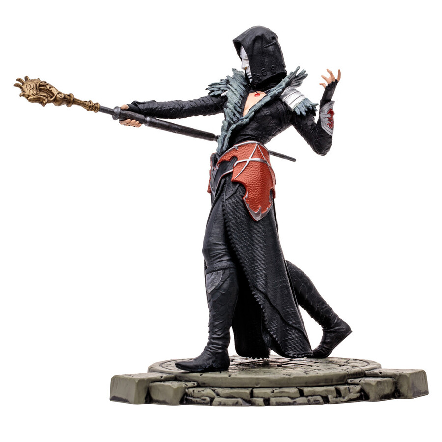 figura posada de la hechicera de las espadas de hielo Épica diablo iv a escala 112