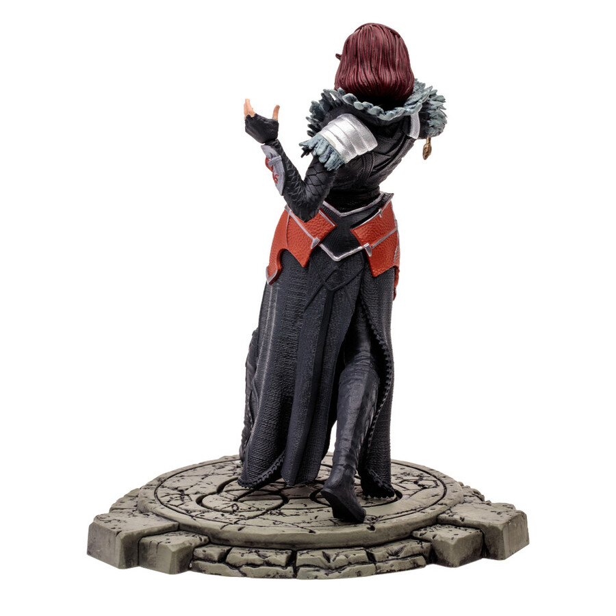 figura posada de la hechicera de las espadas de hielo Épica diablo iv a escala 112