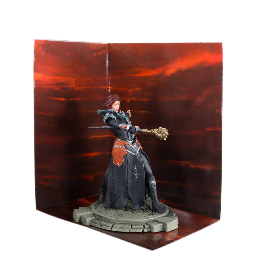 figura posada de la hechicera de las espadas de hielo Épica diablo iv a escala 112